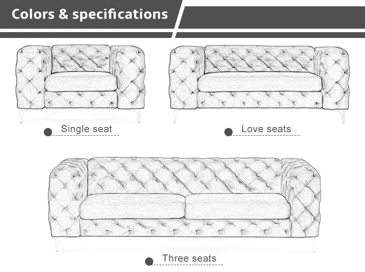 Winforce Factory Modern Living Room Sofa Love Seat In Stock Luxury Sofa