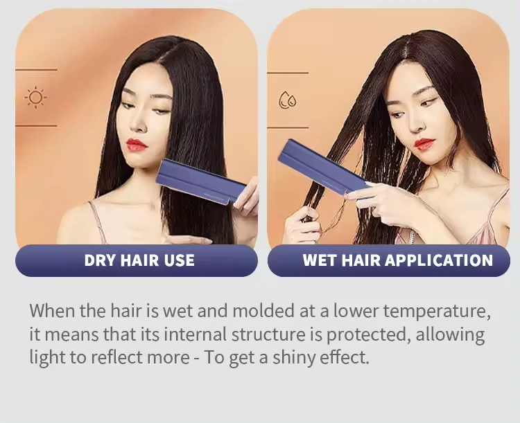 Five Plus New Negative Ion Airflow Rebonding Straightening Drying Airstyler 2 in 1 Professional Hair Dryer Straightener