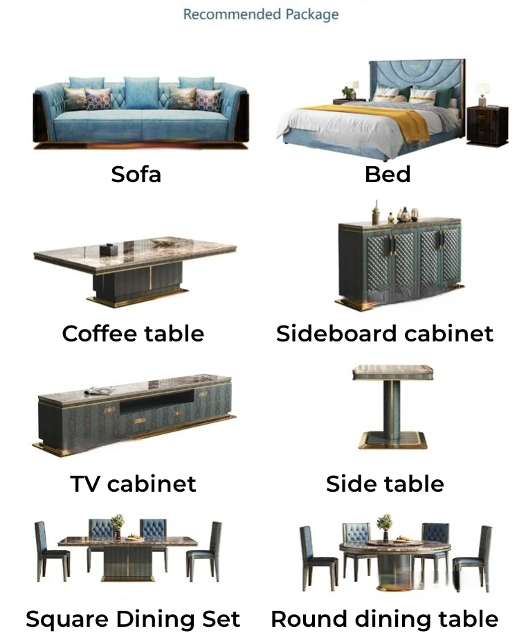 High End Elegant Italian Luxury Velvet Sofa Set Chesterfield House