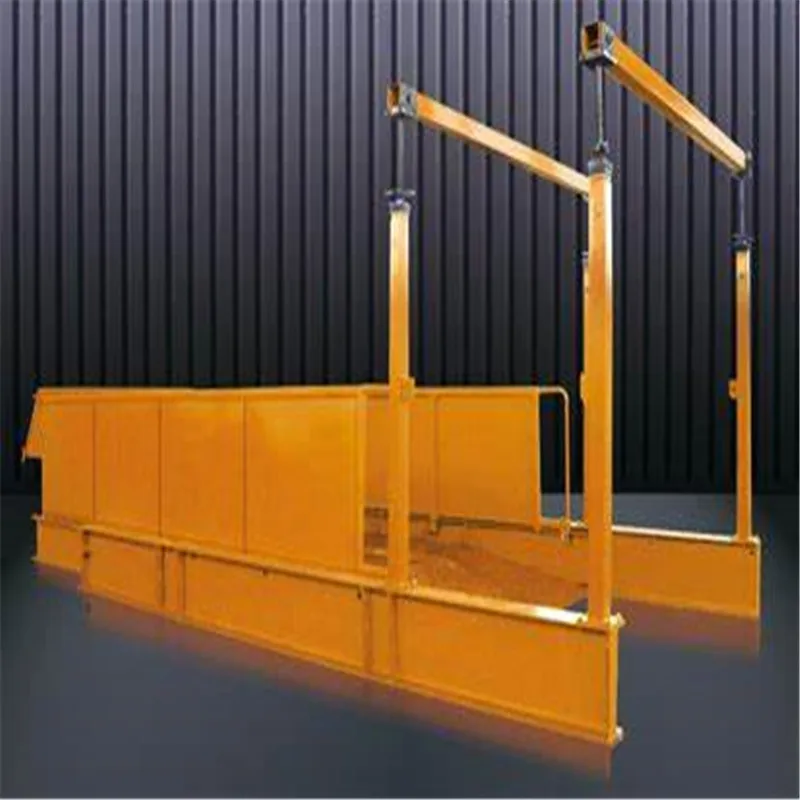 Tower Crane Used Materials Retractable Loading Platform Deck