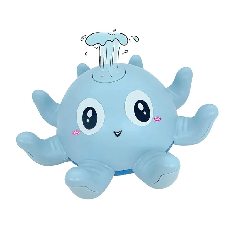 Baby Bath Toys,  Lights up Water Toys,Induction Octopus Sprinkler Spray Water Bathtub Toys for Baby