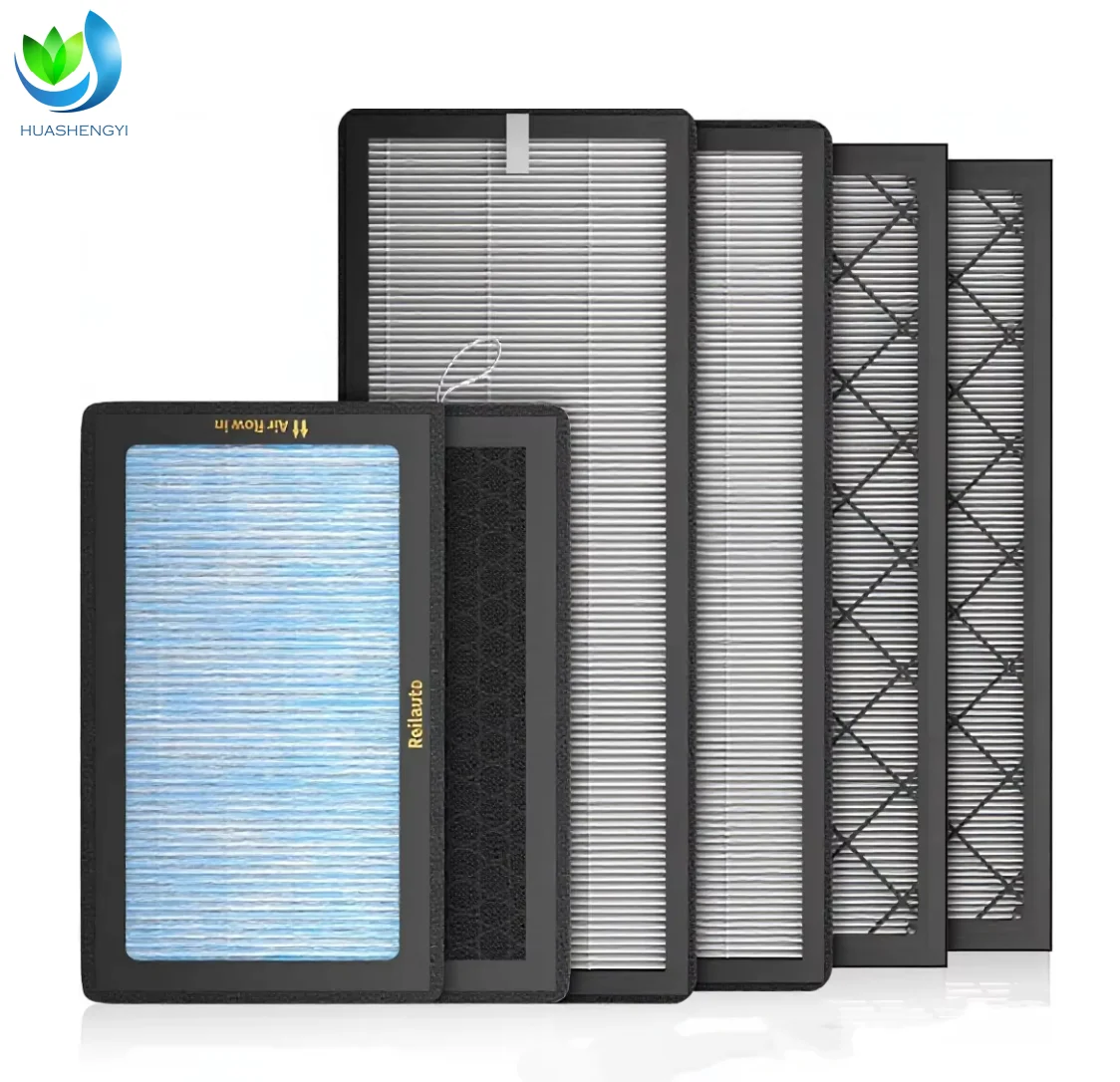 OEM Cabin Air Filter Replacement Set Cabin & Frunk HEPA Air Intake Filter Activated Carbon Filter for 2021-2025 Tesla Model Y manufacture