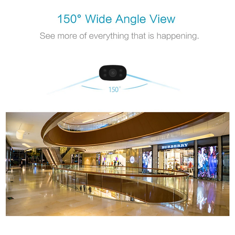 Mini Wifi Camera CCTV Video Recorder Home Security Cameras 720P HD Wireless WiFi Remote View Camera Nanny Cam Small Recorder