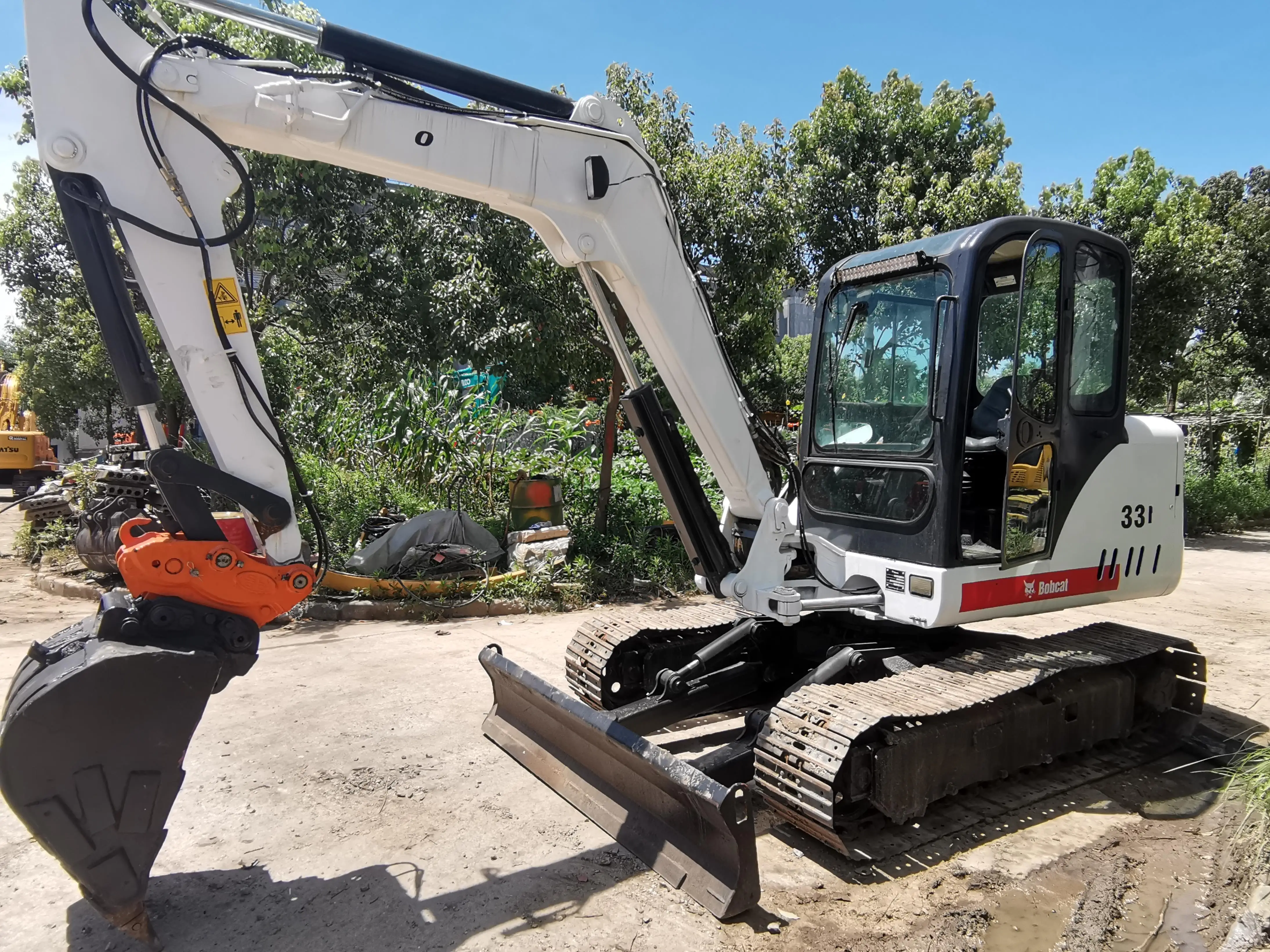 Great Performance Japan Mini Bobcat Excavator 331 Used Bobcat