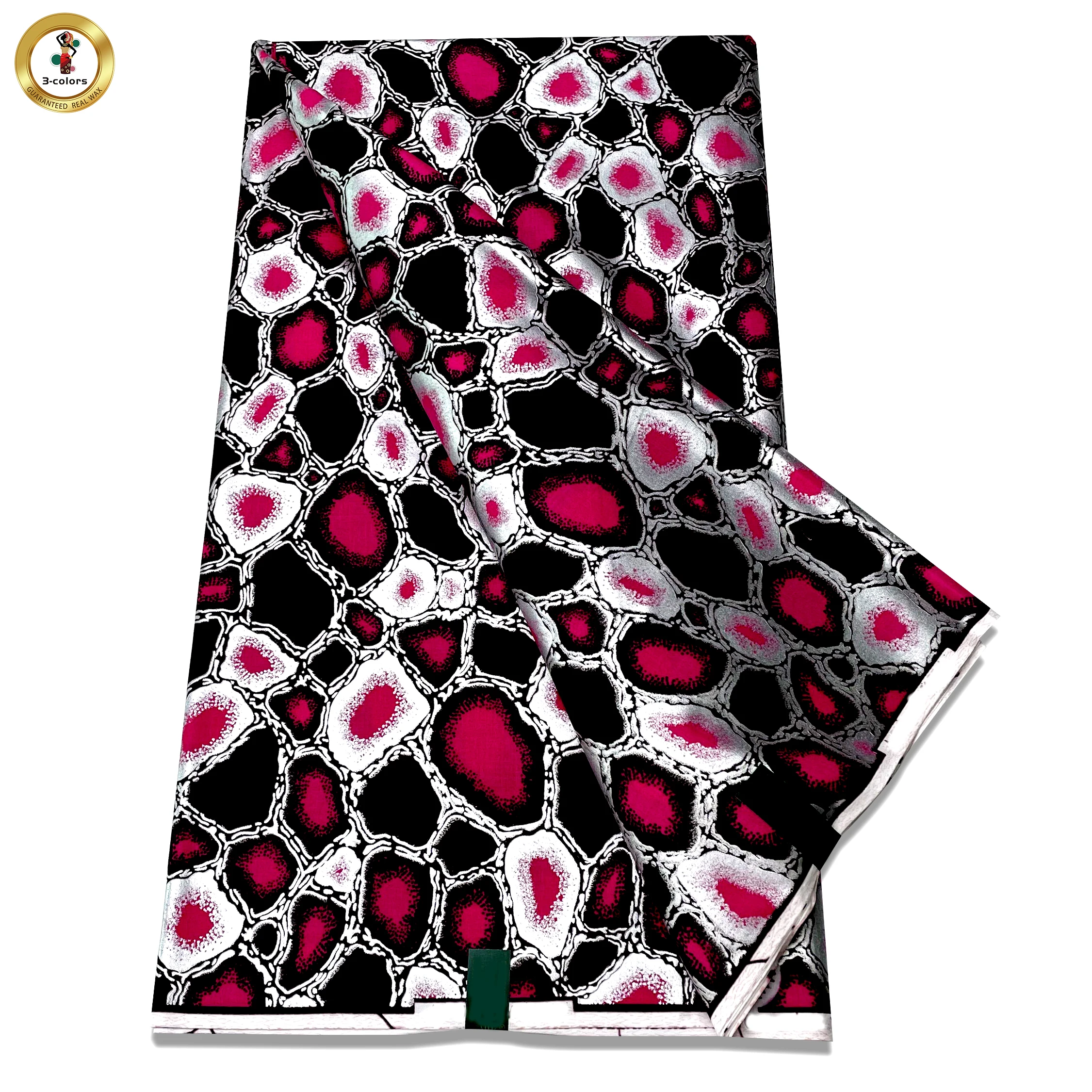 Tissu Wax Africain Coton Haute Qualité Ankara Imprimé Coloré - Vendu Au Mètre