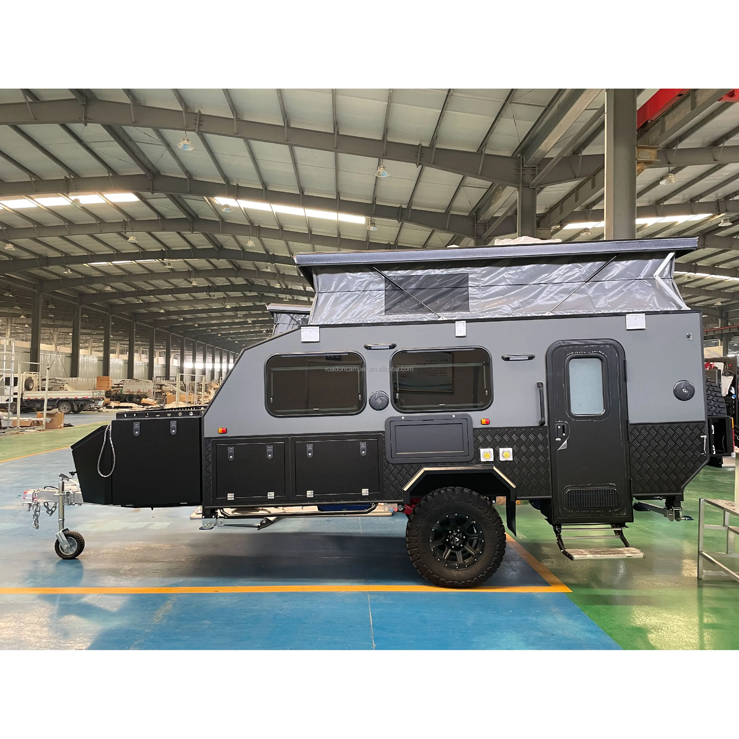 Fully 14ft Camper Trailer - off Road Pop Top Hybrid Caravan