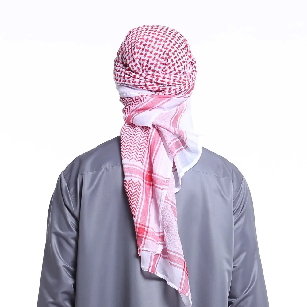 Saudi Kuwait Dubai Muslim Islamic Polyester Shemagh Scarf