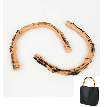 Vintage Design Plastic Bamboo Wooden Bag Frame Handles Bamboo Purses Handles for Handbag