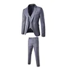 Grey suit vest and trousers