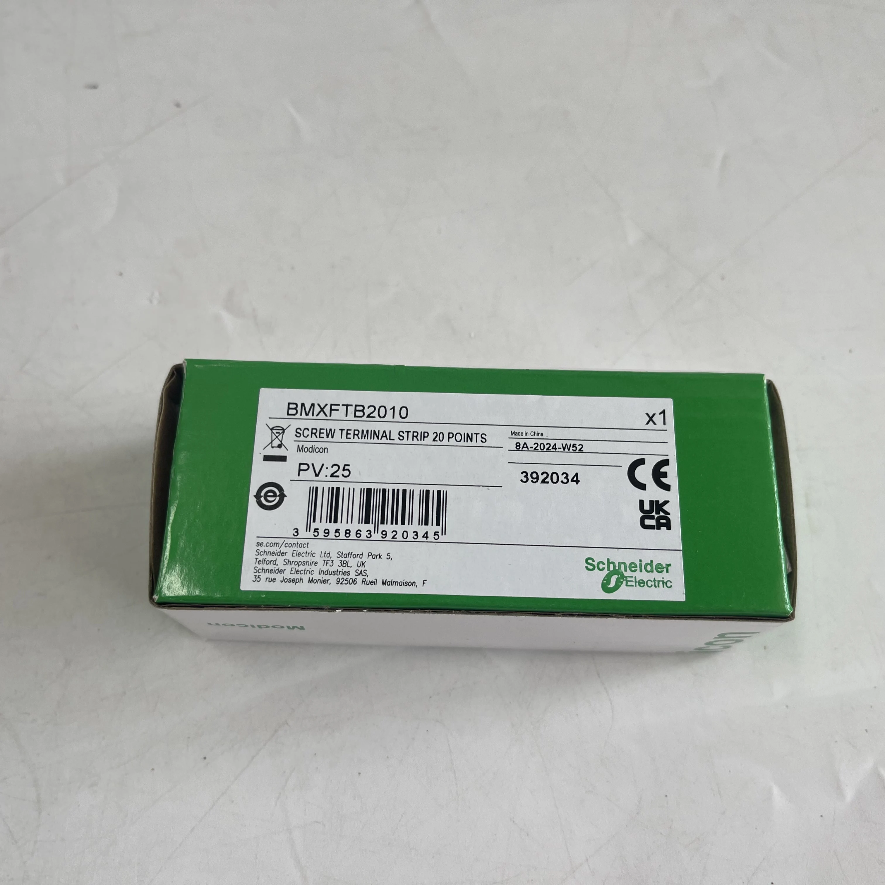 Schneider Screw Terminal Strip BMXFTB2010