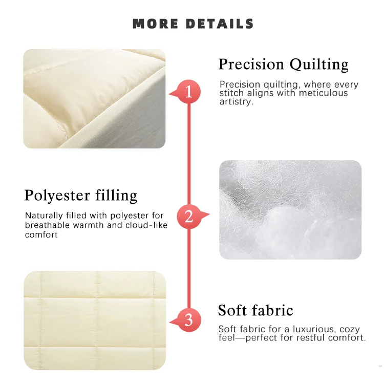 Wholesale Jacquard Bed Mat Cooling Lyocell Nylon Fabric Full Size Home Quilted Mattress Topper OEKO-TEX Certified All-Season manufacture