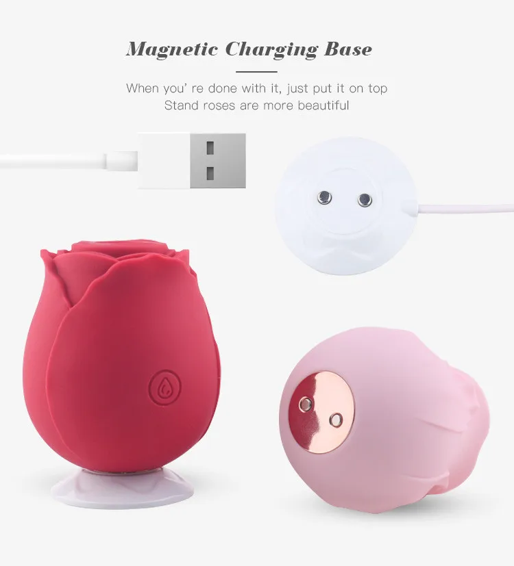 Happy Meeting Rose Toys USB Accessories Magnetic Charger Base Back Rose Vibrator Toy Replacement Charger Happy Meeting Rose Toys USB Accessories Magnetic Charger Base Back Rose Vibrator Toy Replacement Charger
