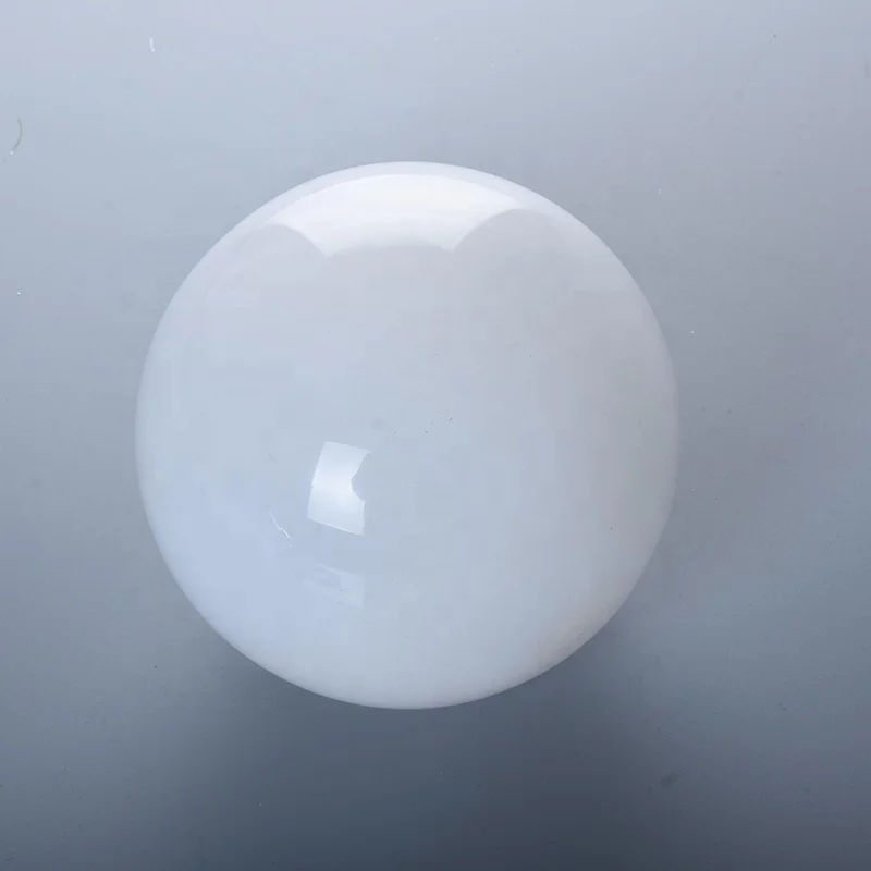 Пользовательский матовый боросиликатный стеклянный круглый шариковый колпачок лампы с цоколем G9 резьбовой горлышко диаметр 80 мм
