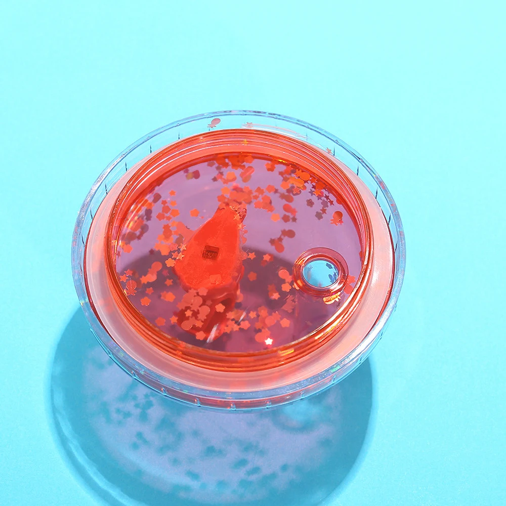 Little Dinosaur Design Custom Logo Plastic Tumbler AS Plastic Reusable Cups Glitter Tumbler With Lids and Straw