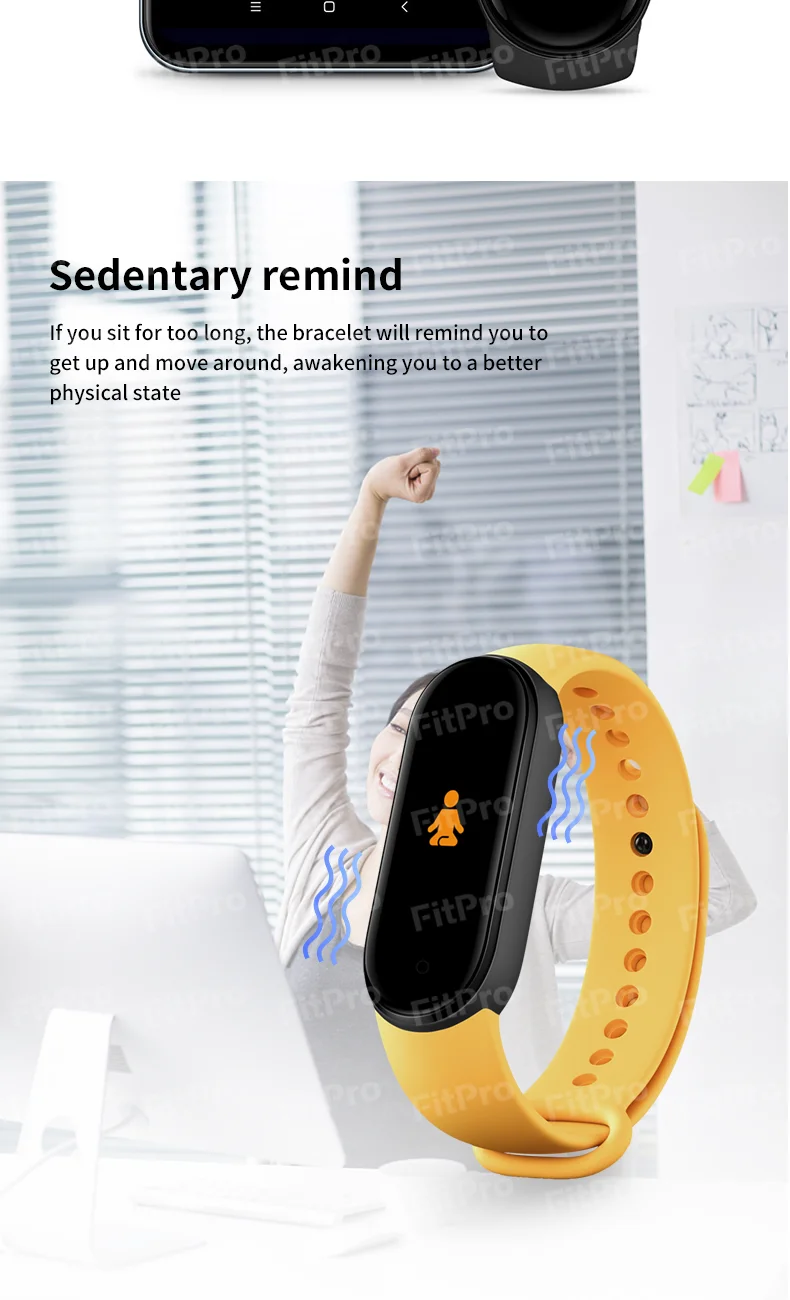 Newest M6 Smart Bracelet Band 0.96 TFT Color Screen Smart Wristband Upgrade M5 Heart Rate Fitness tracker