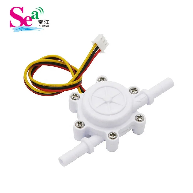 Best Quality OD6.35mm POM RO Filter Mini Water Flow Sensor ZJ-S303 Water Counter with Magnetic Hall Effect for Home Use