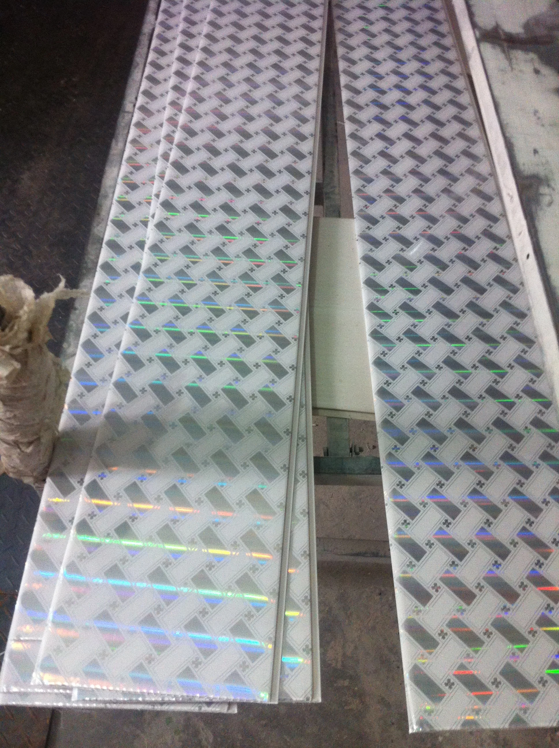 Cheap PVC Roof Sheet Hot Stamping Design False PVC Ceiling Tile From China Manufacturer