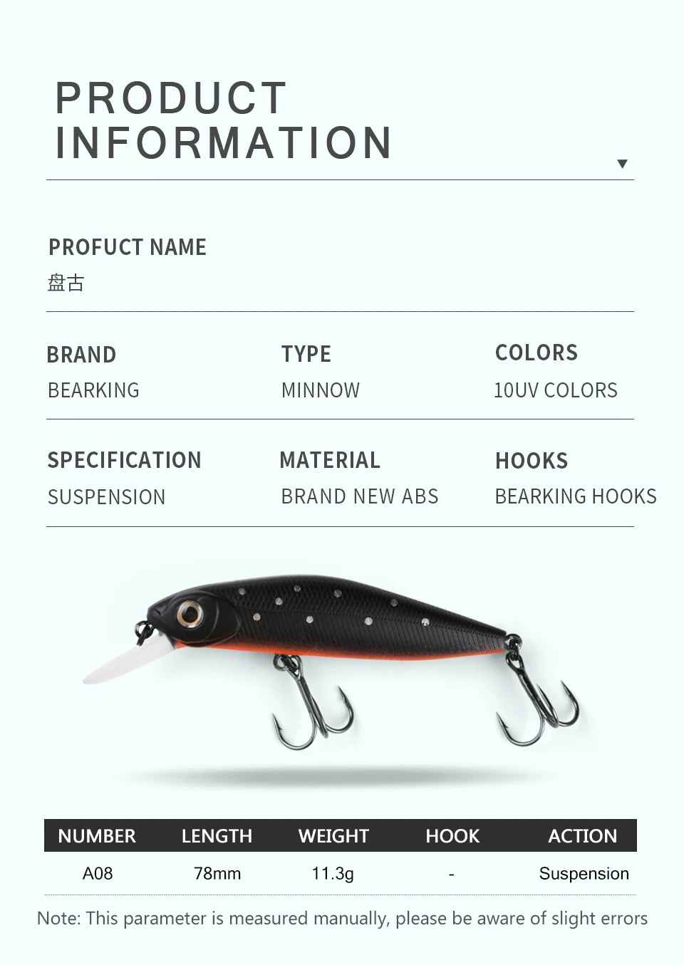 bearking brand fishing hooks BEARKING 78mm 11.3g Dive 1.3-1.7m SP Tungsten System Fishing Lures Minnow  Crank Wobbler Quality Fishing Tackle Hooks for Fishing