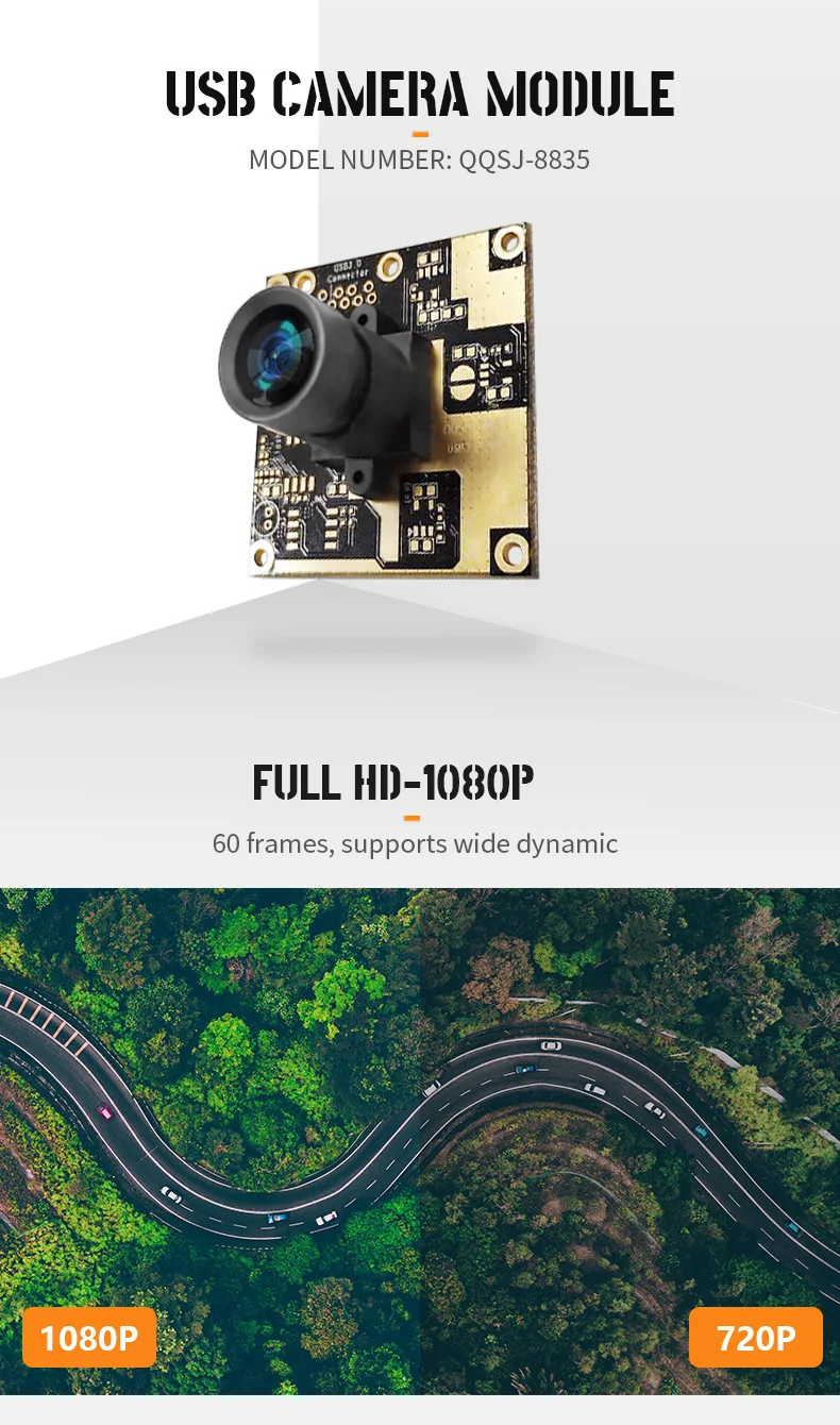 Dogoozx Full HD OV4689 Sensor 4MP 2K 1080P 60FPS YUV WDR USB3.0 Action Camera Module插图1