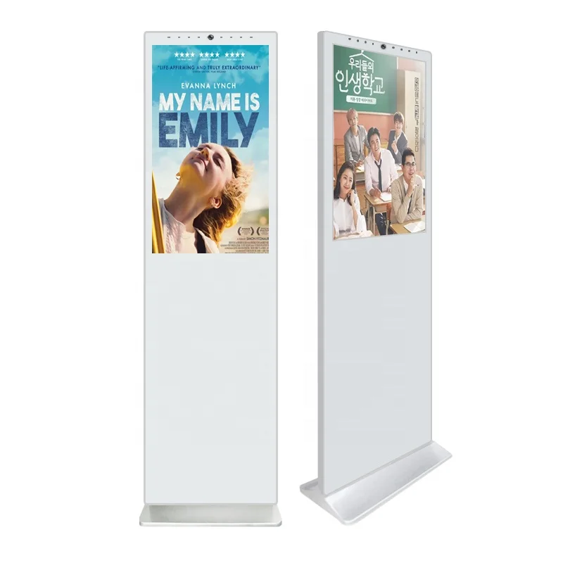 49inch Touch Screen Self Service Payment Machine Kiosk Camera Microphone Interactive Smart Totem with Thermal Printer