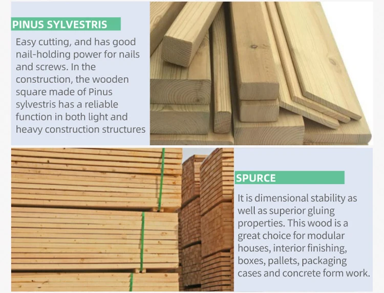 Wholesale Cheap Prices Pine Wood Plank High Quality Grade Cca Lumber 2