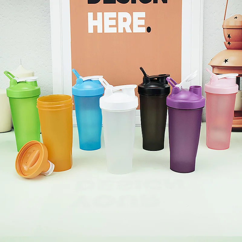Protein Shaker CUSTOM LOGO 600ml BPA Free Shaker Bottle for Gym Personalized  Wat