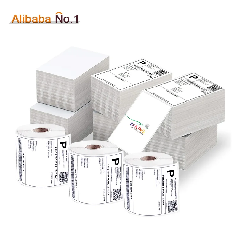 100x150 Shipping Label 6x4 Thermal Printer Label Roll Paper 4x6