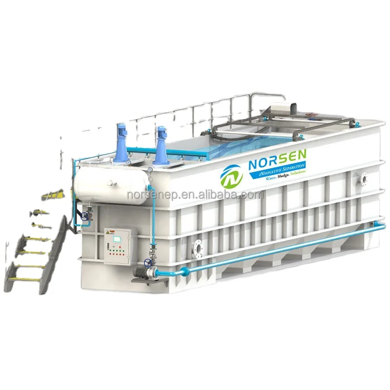 Dissolved Air Flotation Steel Septic DAF System Tank Sewage Wastewater Treatment