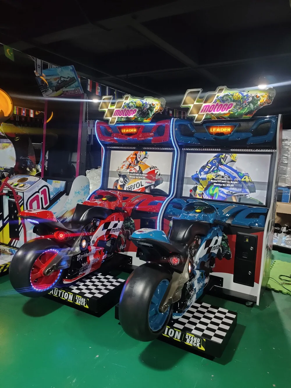 Coin Operated Motorcycle Gp Simulator Arcade Motor Car Racing Video Game Machine Amusement Video Machine for Game Center