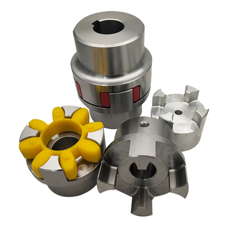 Flexible Spider Couplings Zero Backlash Elastomer Insert Elastic Jaw