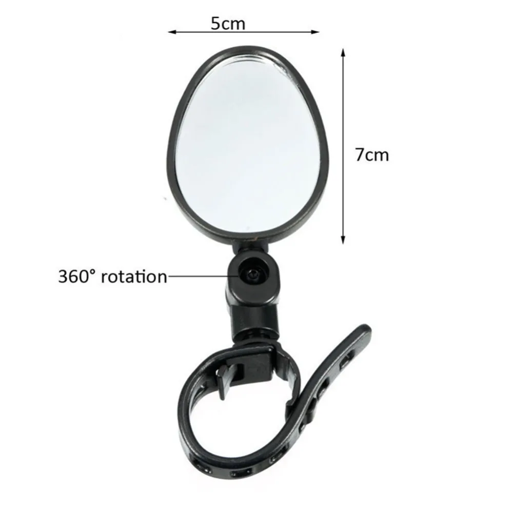 Ridefixing Electric Scooter Rearview Mirror Scooter Mirrors E Scooter Handle Rearview Mirror Large View Retroreflector