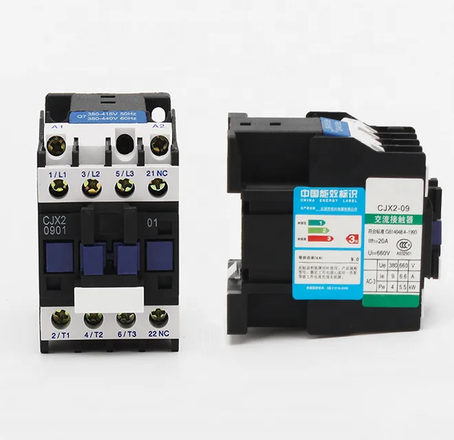 AC コンタクタ 220V 三相 380v Cjx2-1201 1810 2510 3210 6511 9511