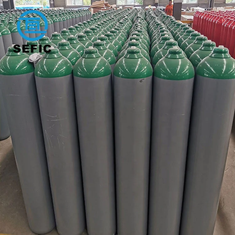 ISO9809-1 Standard TPED Certification G Size Argon Gas Cylinder 50L Argon Gas Bottle