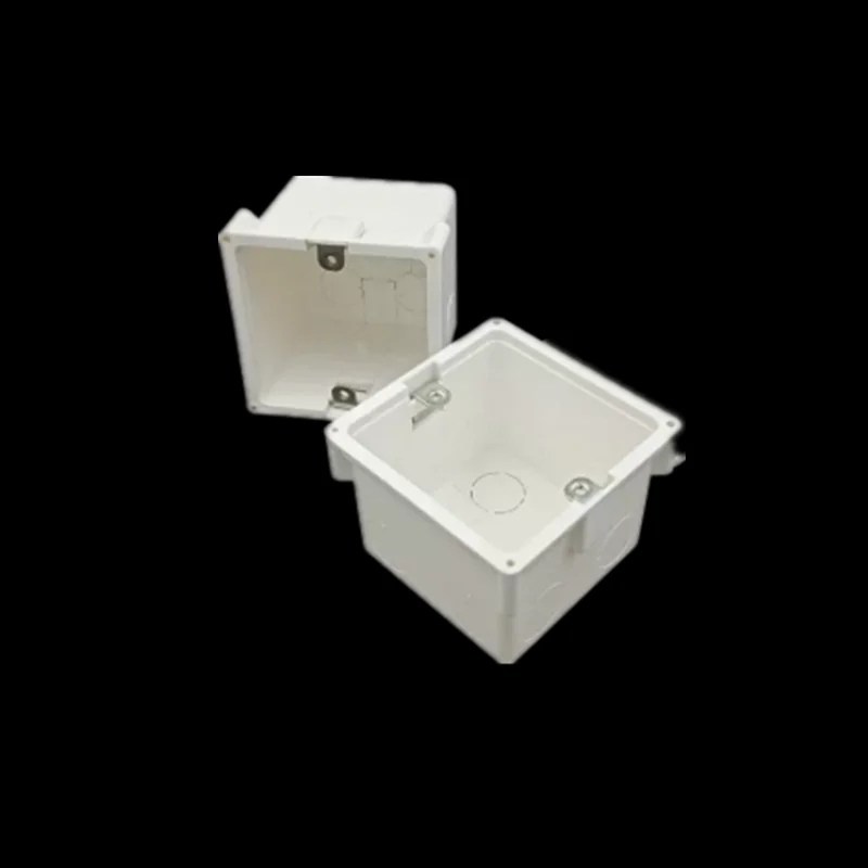 Wholesale PVC 86Type  Switch Socket Mount Box Electrical Square Wall Mounted Junction Box