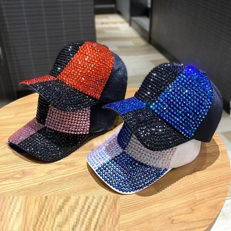 Bling Bling Adjustable Sun Hat Sequins Casual Sports Caps  display picture 1