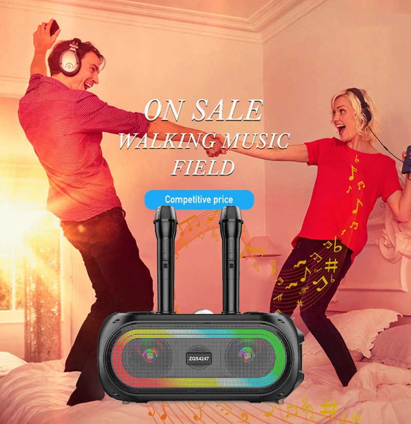 ZQS4247 Bluetooth Wireless Speakers - Portable & Colorful