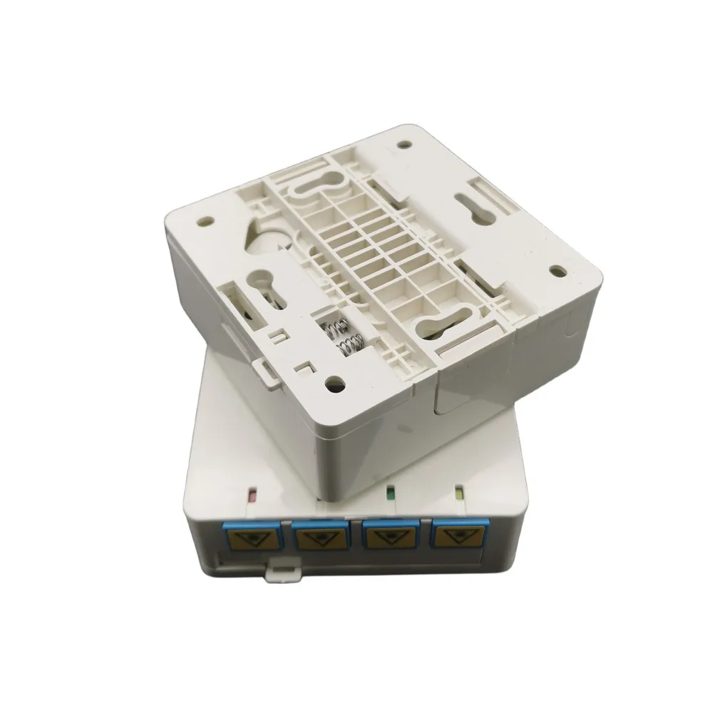 Funk Pto Box Customized Label Optical Termination Box PTO 1, 2 or 4 FO Din Rail Mount