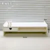 White, single drawer model