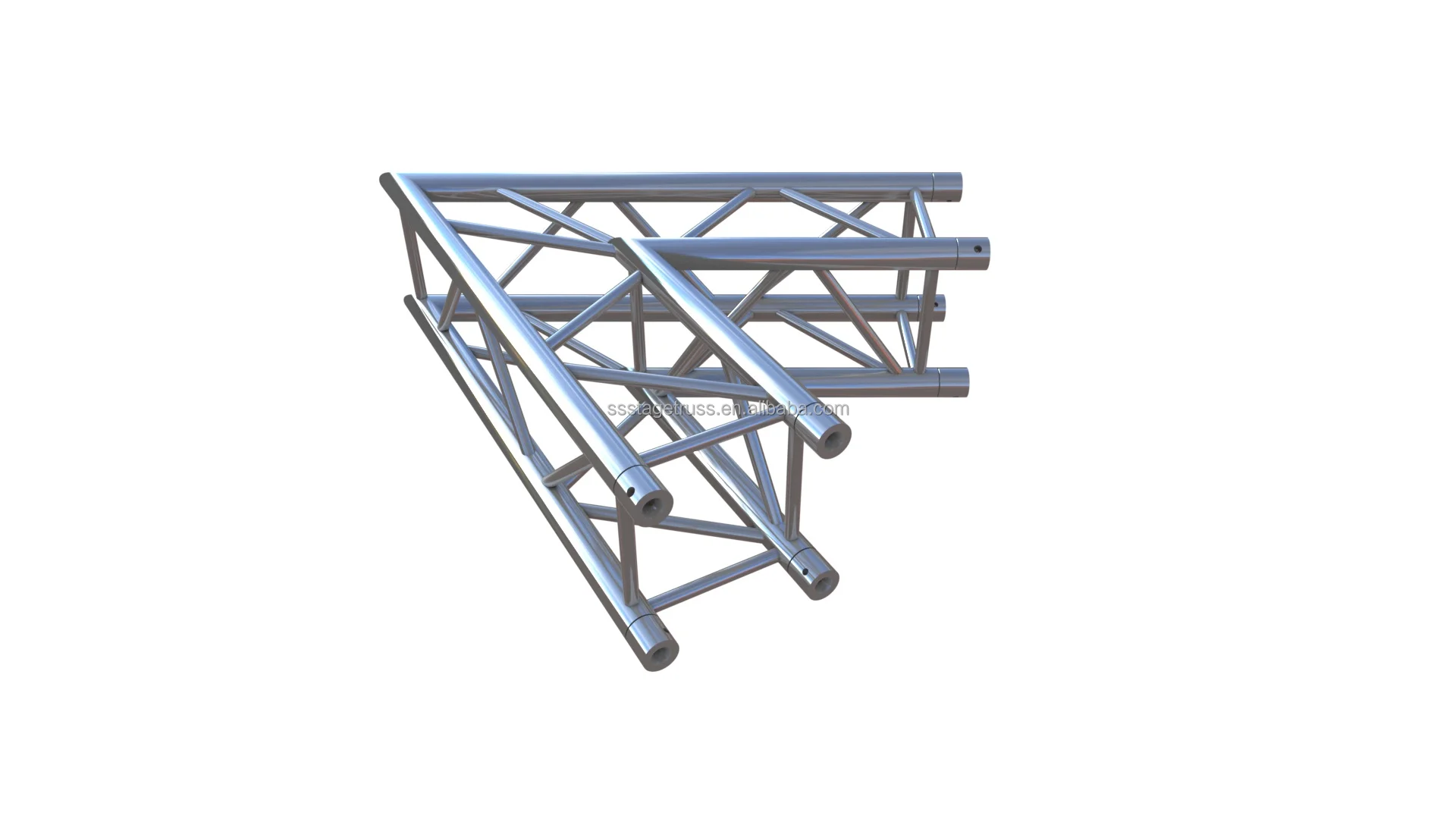 product 290mm aluminum spigot truss 2 way 60 corner truss for concert lighting and sound truss display connection accessories-2