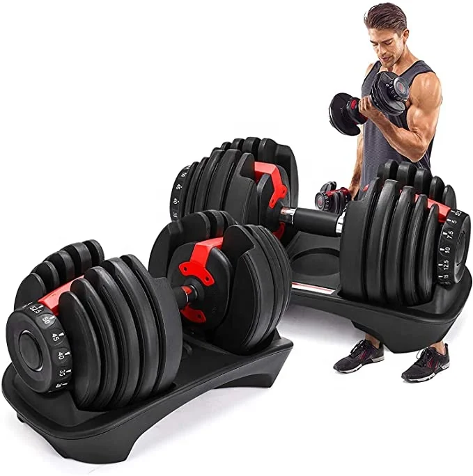 dumbbell with handle