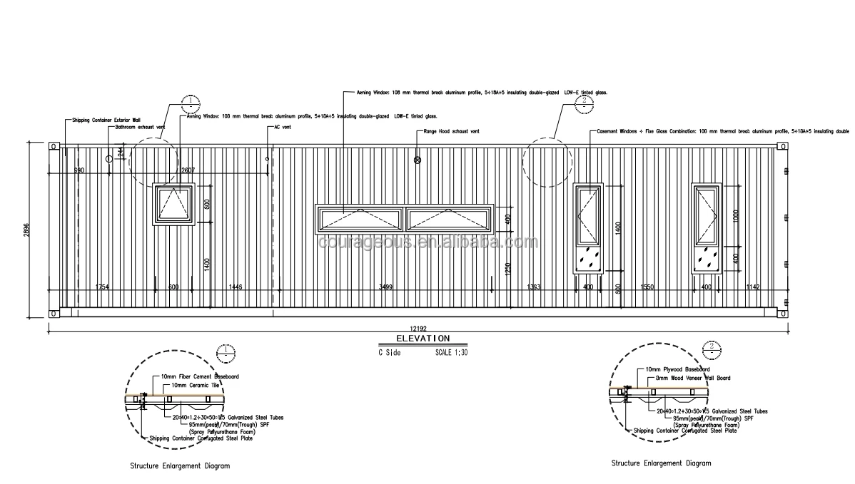 40ft Australian Standards Expandable Design Prefab House