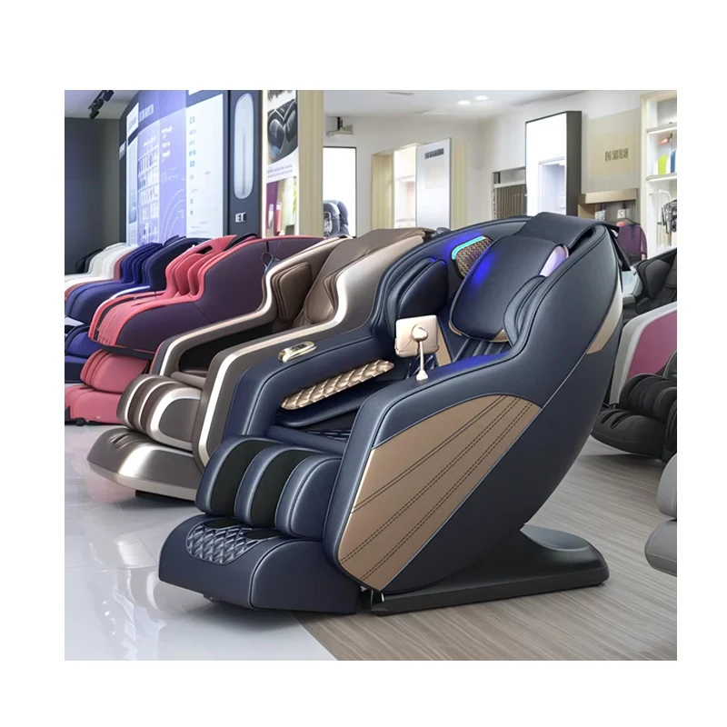 2022 Yijie Technology Electric Full Body Massage Chair Shiatsu Sensua Lesbian Vibration Chair Massager Sl Track