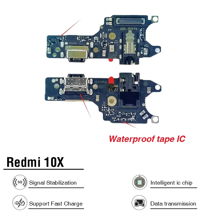 Connecteur De Charge Pour Xiaomi Redmi 9 - Port Dock, Noir, Générique, Neuf