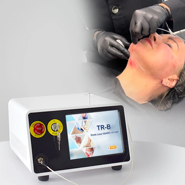980 1470 Diode Laser Minimal Invasive Plastic Surgery Laser Liposuction Lipo Laser Slimming Endolaser Lift Machine