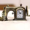 Machine à coudre-collier-montre en bronze