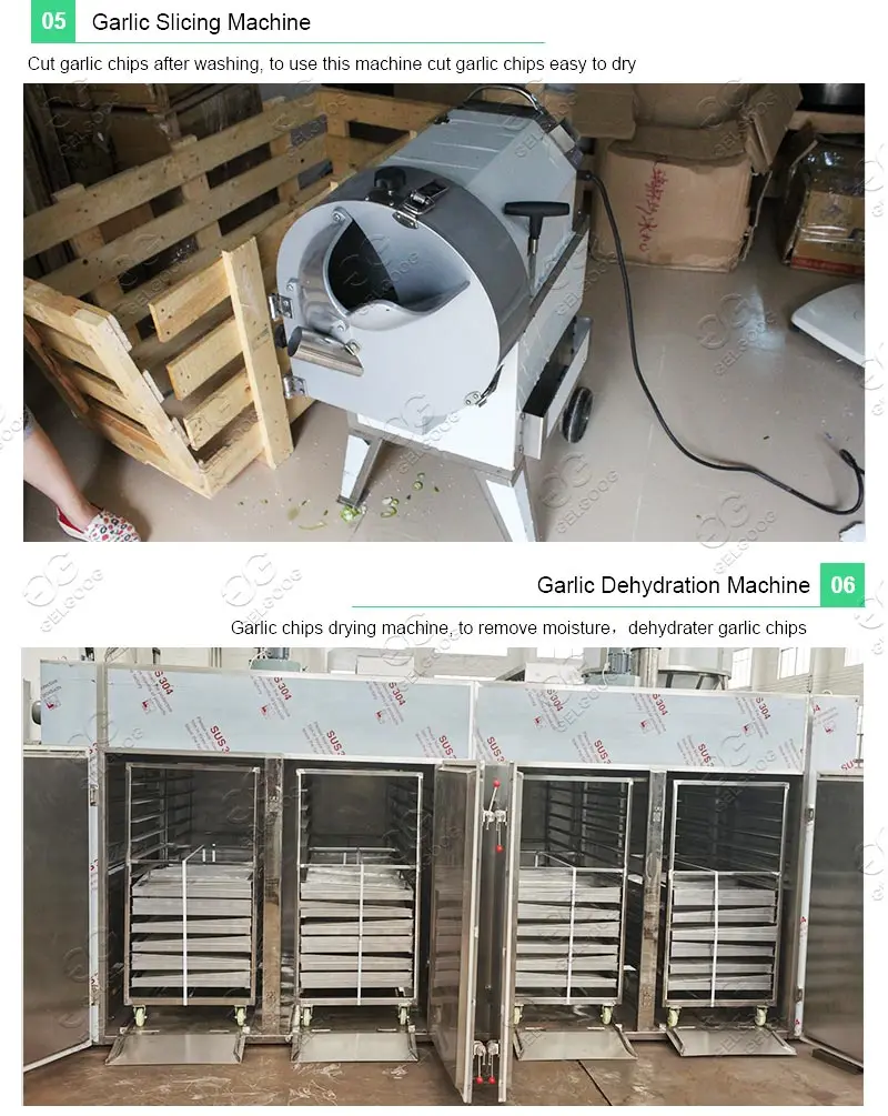 Garlic Drying Machine Dehydrated Garlic Powder Machine