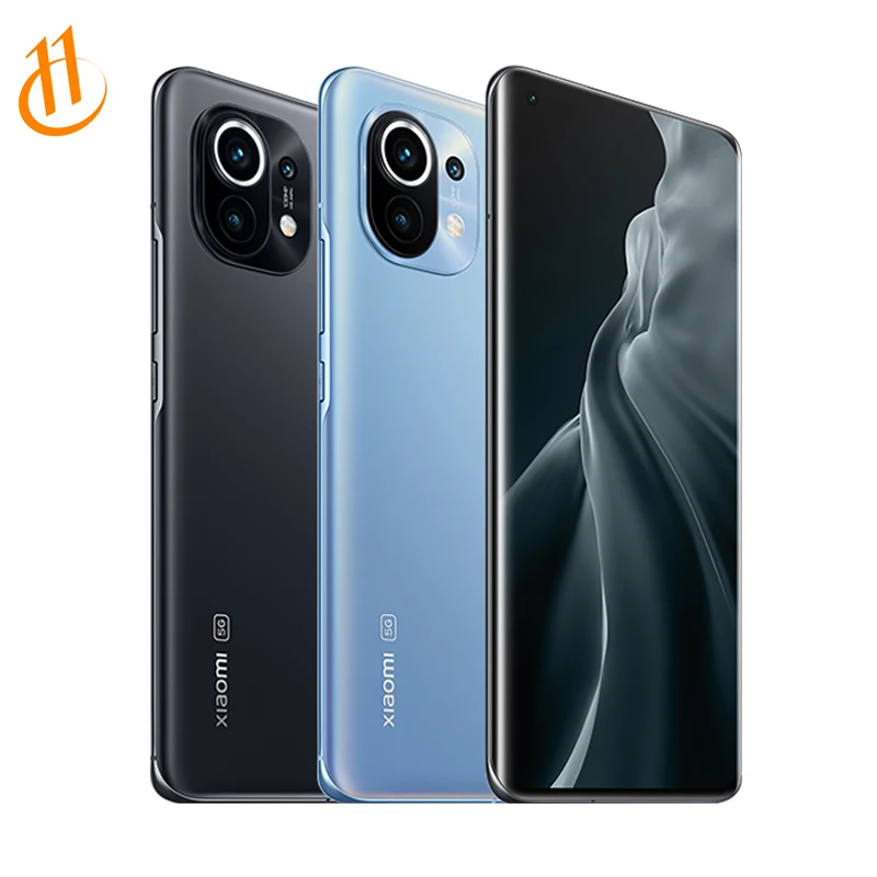 Глобальная версия смартфона Xiaomi Mi 11 8 ГБ ОЗУ 256 Гб ПЗУ 888 Восьмиядерный 55 Вт Быстрая зарядка 120 Гц AMOLED оригинальный Xiaomi