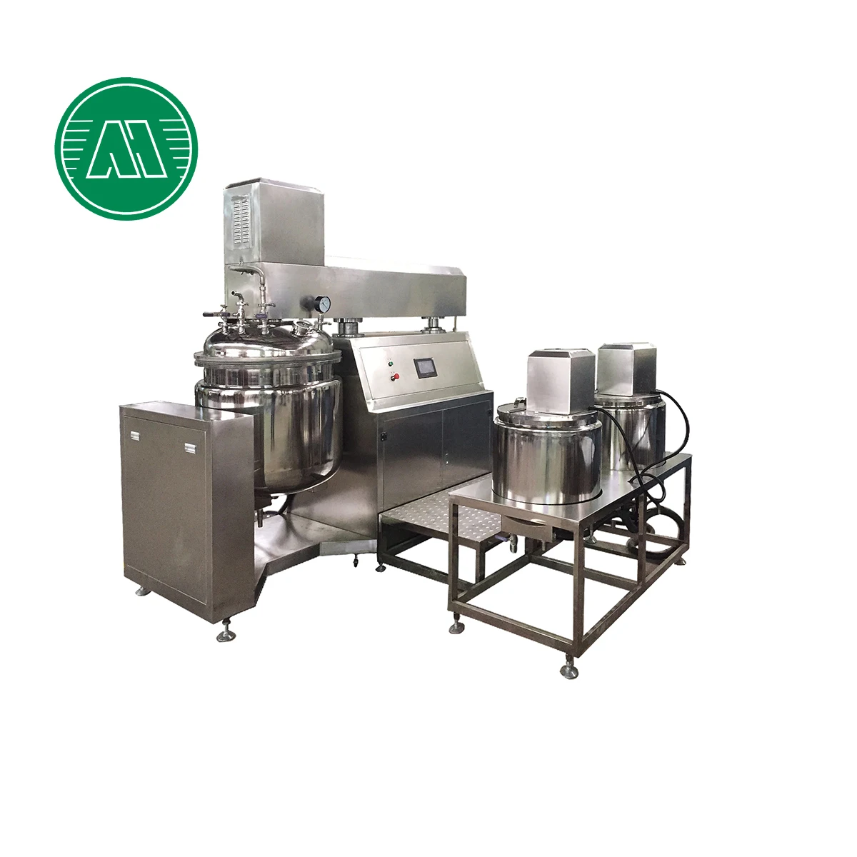Mixing Liquid Heating Agitator Homogenizing Mixer Cosmetic Equipment Chemical Cream Making Machine