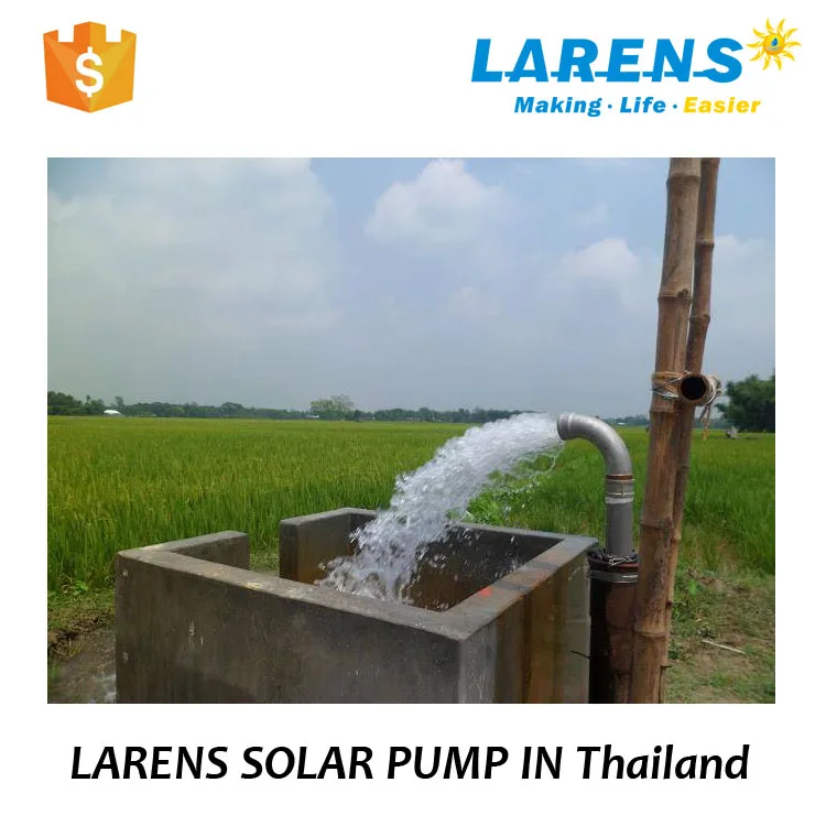 Larens 2200 Вт Солнечный насос для глубоких скважин 3 дюймов пластиковый импеллер, скважинный насос работающий на постоянном токе от солнечных батарей
