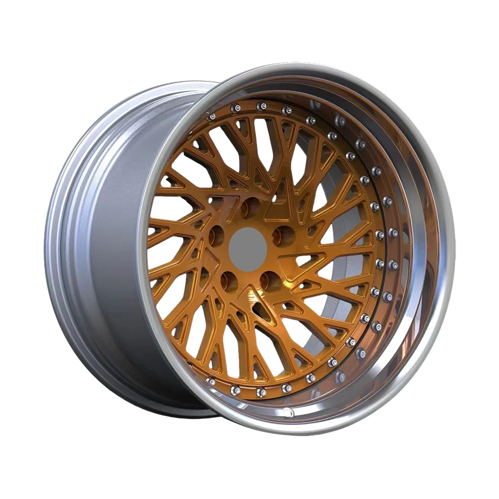 Classic 2-Piece Forged Alloy Wheels, Brushed Bronze with Polished Lip, and Off-Road Monoblock Forged Wheels  for Mercedes-Benz supplier